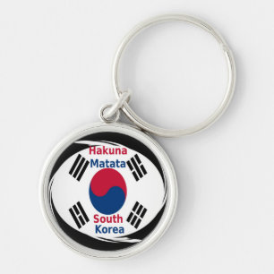 South Korea National Flag: Korean Taegeukgi Pride  Key Ring