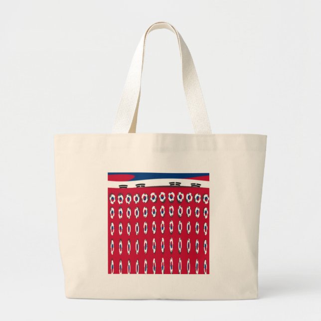 South Korea National Flag: Korean Taegeukgi Pride  Large Tote Bag (Front)