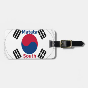 South Korea National Flag: Korean Taegeukgi Pride Luggage Tag