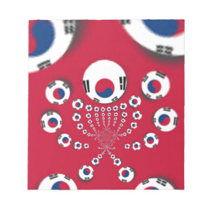 South Korea National Flag: Korean Taegeukgi Pride  Notepad