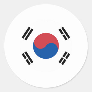 South Korea National Flag Sticker