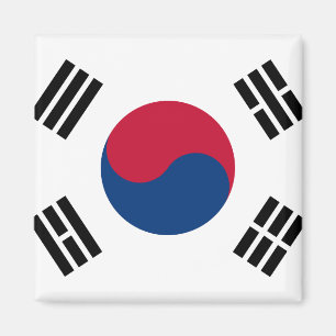 South Korea National World Flag Magnet