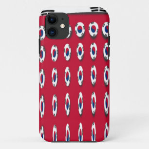 South Korea PolkaDot flag iPhone 11 Case