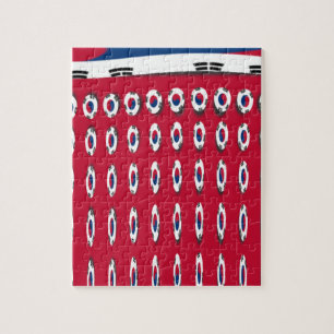 South Korea PolkaDot flag Jigsaw Puzzle