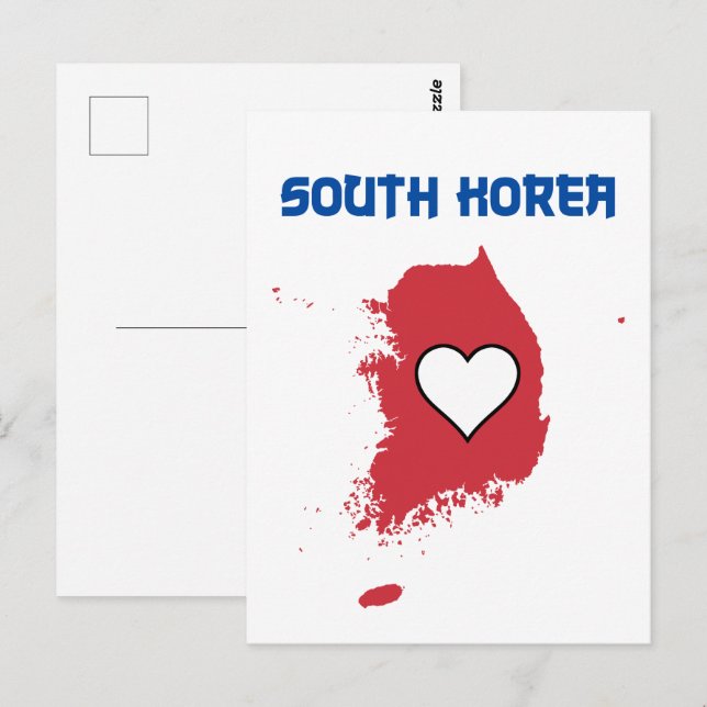 South Korea Postcard (Front/Back)