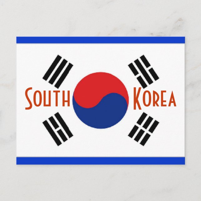 South Korea postcard (Front)