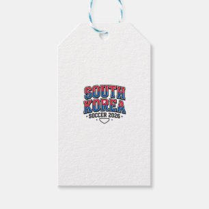South Korea Soccer 2026 Soccer Bold Country Typogr Gift Tags