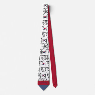 South Korea soccer fan fighting flag supporter Tie