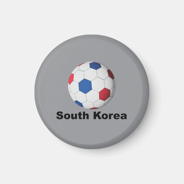 South Korea Soccer Magnet (Front)