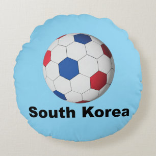 South Korea Soccer Round Cushion
