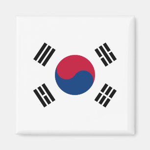 South Korea (South Korean) Flag Magnet