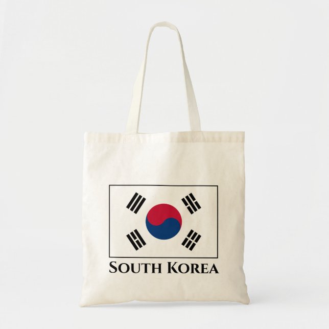 South Korea (South Korean) Flag Tote Bag (Front)