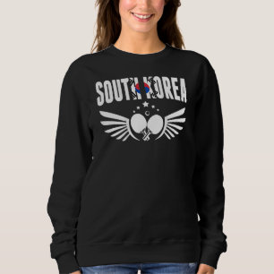 South Korea Table Tennis Support Korean Ping Pon Sweatshirt