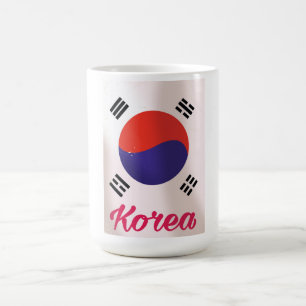 South Korea Vintage travel poster Coffee Mug