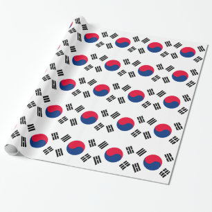 South Korea Wrapping Paper
