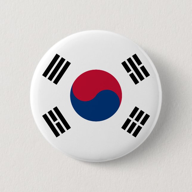 South Korean Button (Front)