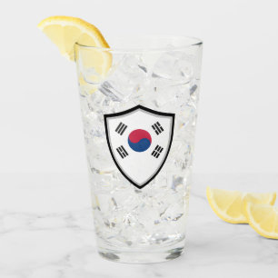 South Korean flag Glass