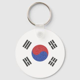 South Korean Flag Key Ring