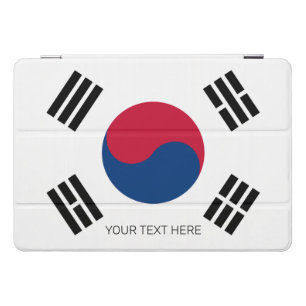 South Korean flag of Korea custom 10.5 inch Apple iPad Pro Cover