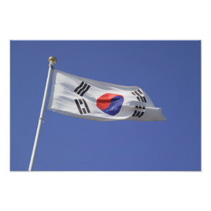 South Korean Flag Photo Print