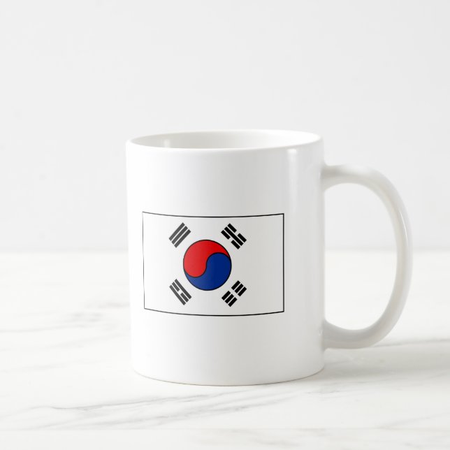 South Korean Flag T-shirts and Gifts Coffee Mug (Right)