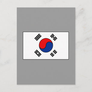 South Korean Flag T-shirts and Gifts Postcard
