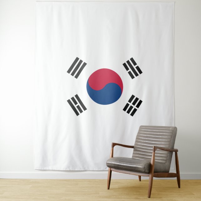 South Korean flag Tapestry (In Situ)