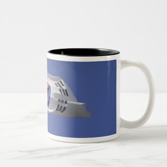 South Korean Flag Two-Tone Coffee Mug (Right)