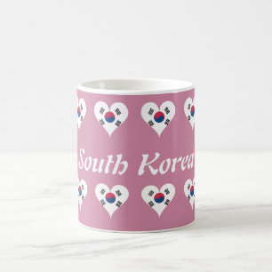 South Korean heart Coffee Mug