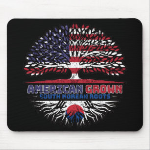South Korean South Korea US American USA United Mouse Pad