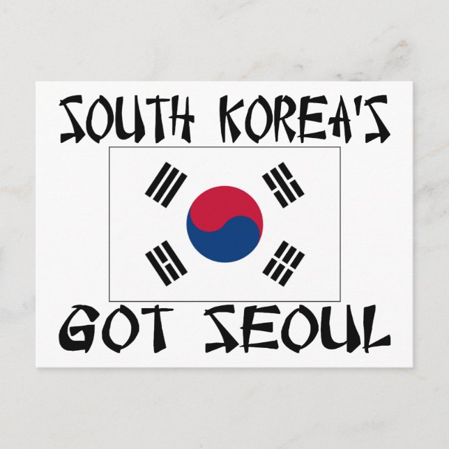 South Koreas Got Seoul Postcard (Front)