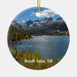 South Lake, Sierra Nevada Mts, California Ceramic Ornament