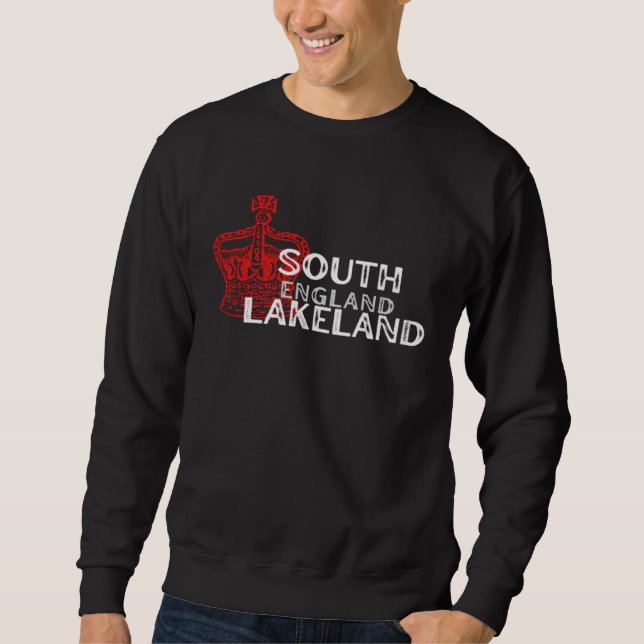 SOUTH LAKELAND England Crown Badge Sweatshirt (Front)