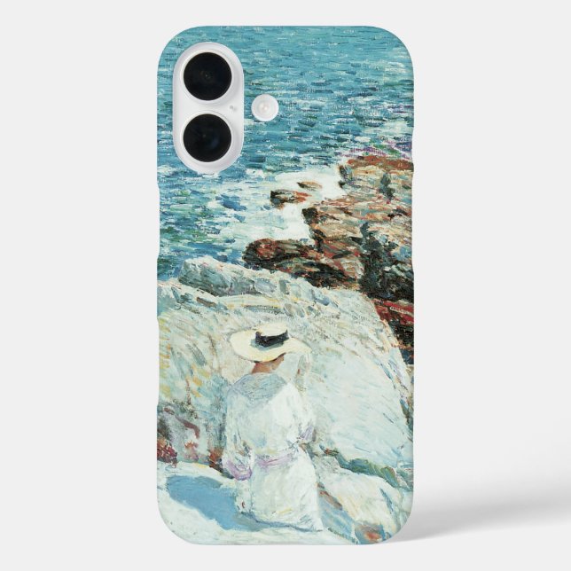South Ledges, Appledore by Frederick Childe Hassam Case-Mate iPhone Case (Back)