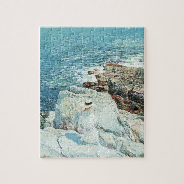 South Ledges, Appledore by Frederick Childe Hassam Jigsaw Puzzle (Vertical)