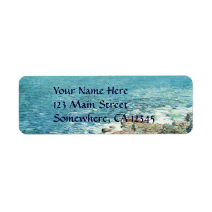 South Ledges, Appledore by Frederick Childe Hassam Return Address Label