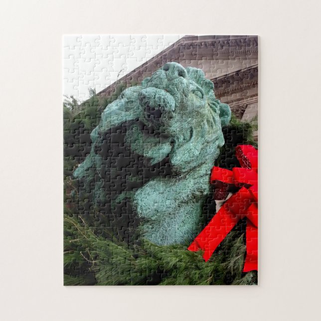 South Lion at the Art Institute of Chicago Jigsaw Puzzle (Vertical)