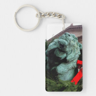 South Lion at the Art Institute of Chicago Key Ring