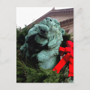 South Lion at the Art Institute of Chicago Postcard