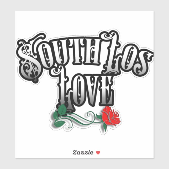 South Los Angeles Car decal sticker (Sheet)