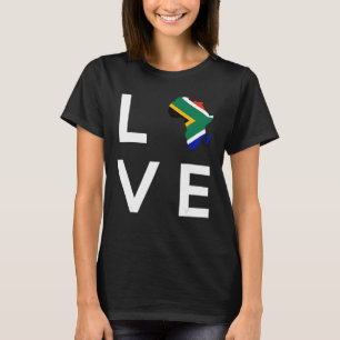 South Love Africa Flag Love Africa Continent South T-Shirt