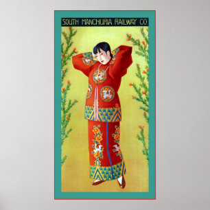 South Manchuria Railway ~Vintage Travel Poster