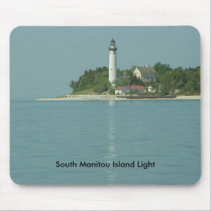 South Manitou Island Light Mouse Pad
