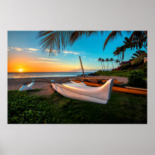 South Maui Beach at Sunset   Maui, Hawaii Poster