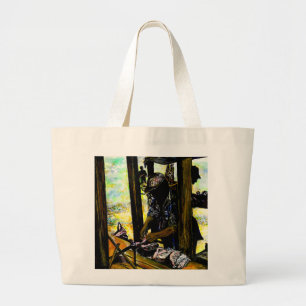 South of Heaven, West of Hell Large Tote Bag