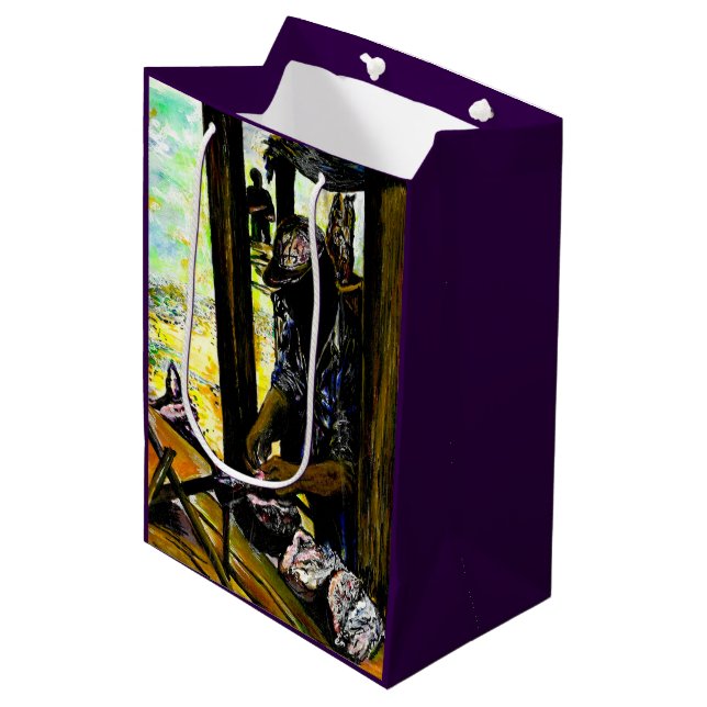 South of Heaven, West of Hell Medium Gift Bag (Front Angled)