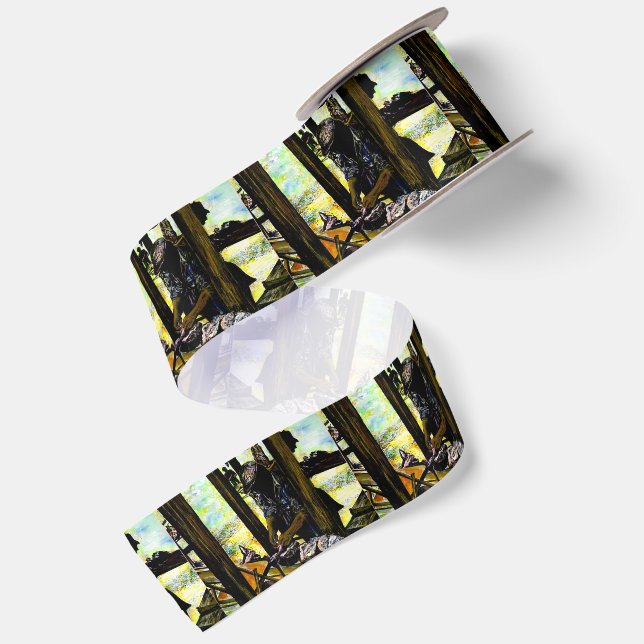 South of Heaven, West of Hell Satin Ribbon (Front+Back)