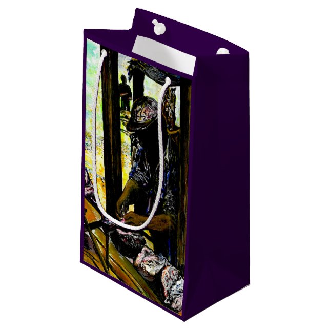 South of Heaven, West of Hell Small Gift Bag (Front Angled)