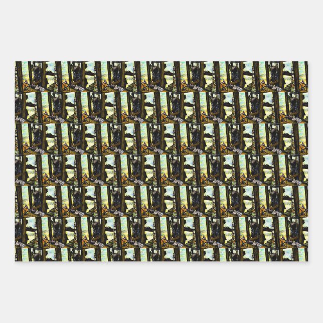 South of Heaven, West of Hell Wrapping Paper Sheet (Front)