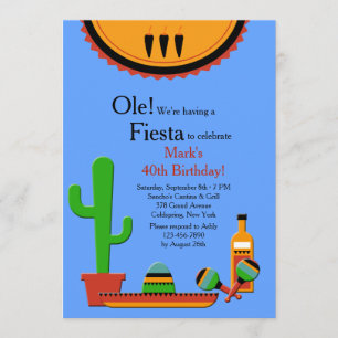 South of the Border Invitation